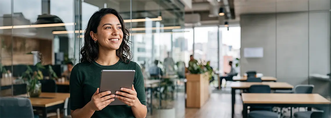 Consultora em ambiente corporativo
